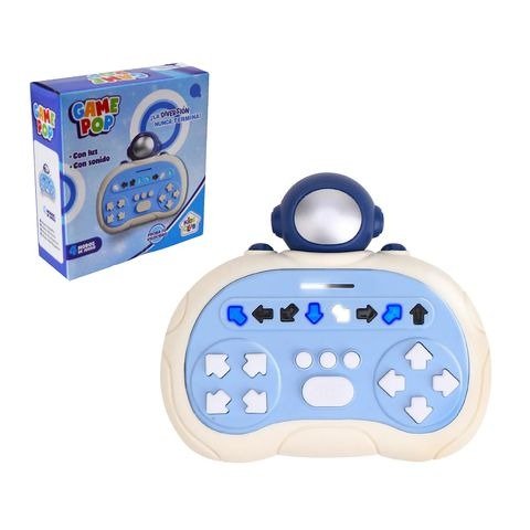 Producto - JUEGO DE RITMO GAME POP CON LUZ Y SONIDO A PILA EN CAJA 13X14X4.5CM