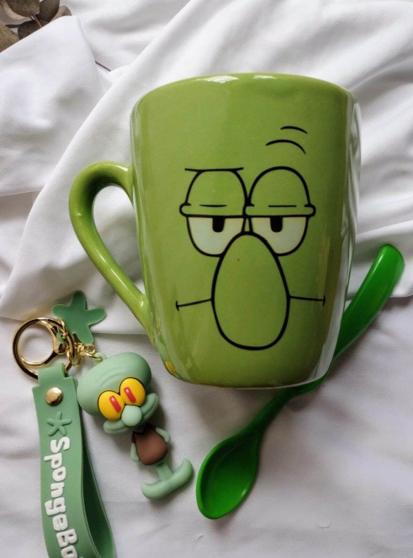 Producto - TAZA Y LLAVERO CALAMARDO