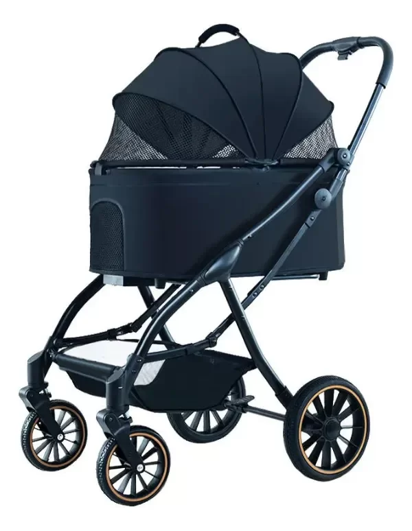 Producto - Coche Cochecito Para Perros Gatos Plegable Desmontable 15kg