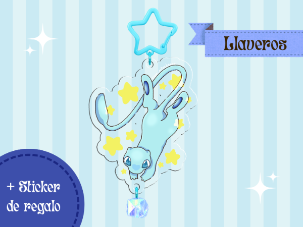 Producto - Llavero Mew Shiny (PREVENTA)