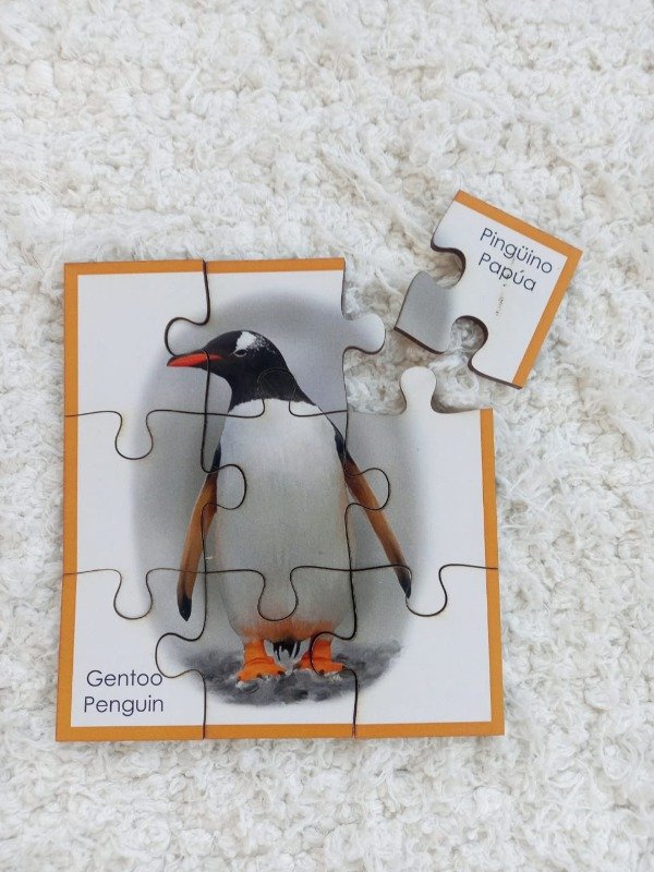 Producto - Animales Fueguinos - Rompecabezas 9 piezas MDF
