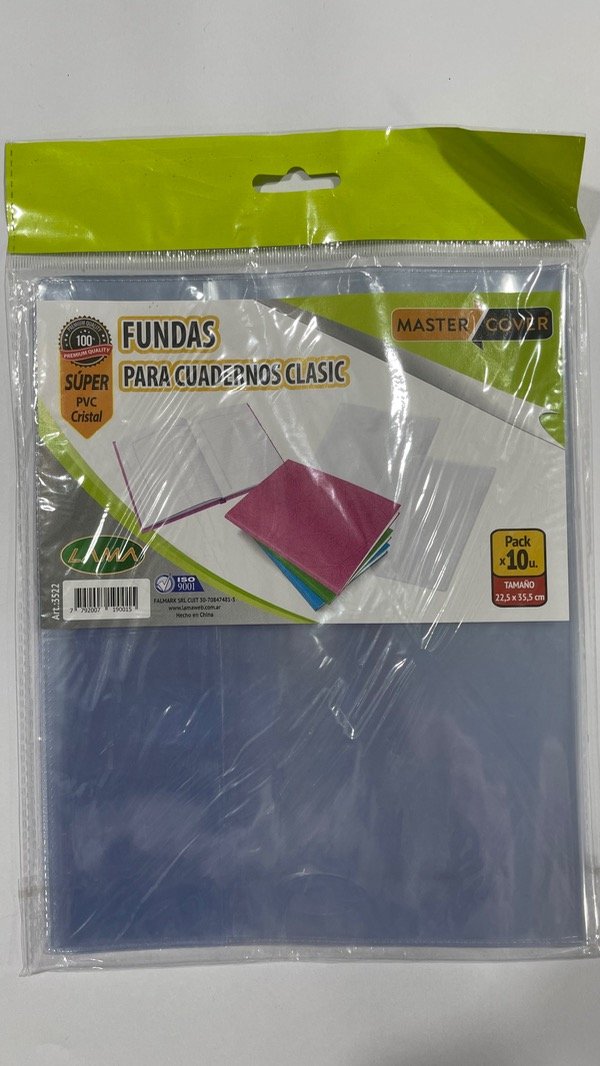 Producto - Fundas para cuadernos y carpetas x1