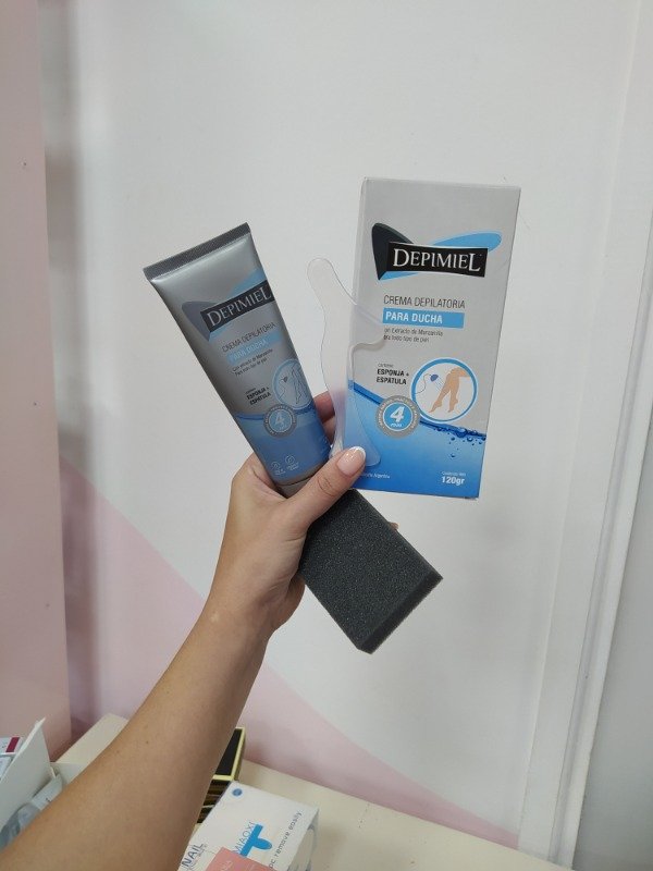 Producto - Crema depilatoria para ducha con extracto de manzanilla