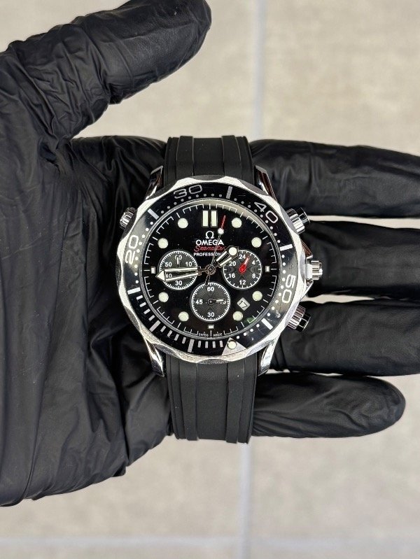 Producto - OMEGA SEAMASTER SILICONA NEGRO (calidad AA+)