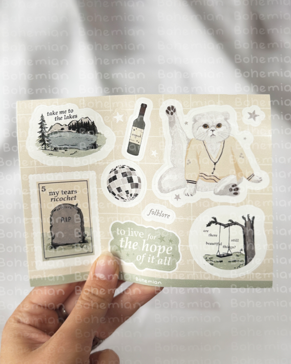 Producto - Plancha FOLKLORE Taylor - Planchas de stickers