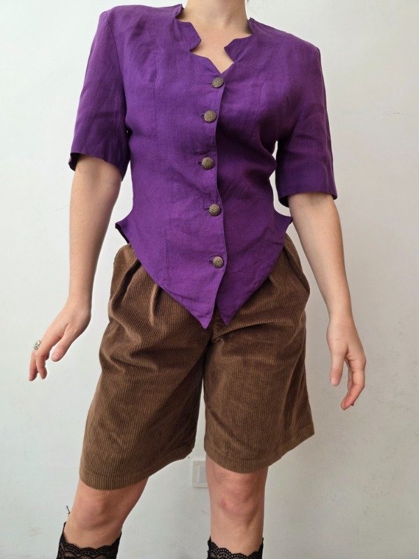 Saco violeta silueta — imagen 6
