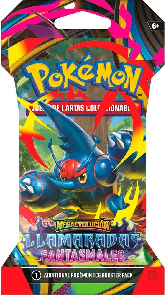 Producto - Pokémon TCG: Phantasmal Flames Sleeved Booster Pack (Heracross) ESPAÑOL