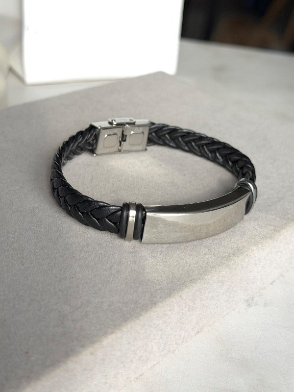 Producto - Pulsera cuero identidad braid - 0