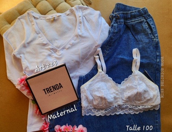 Producto - Corpiño Maternal de Amamantar Trenta 223 Talle 100