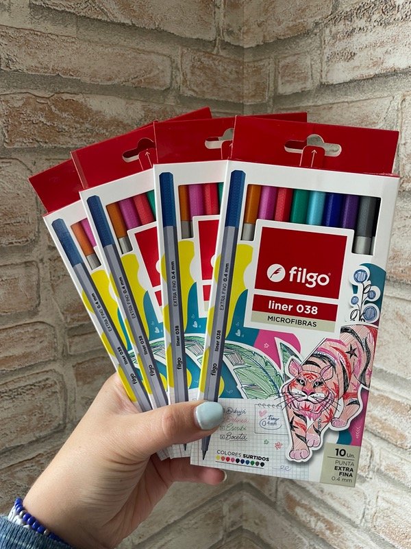 Producto - Microfibras Filgo x10 colores surtidos