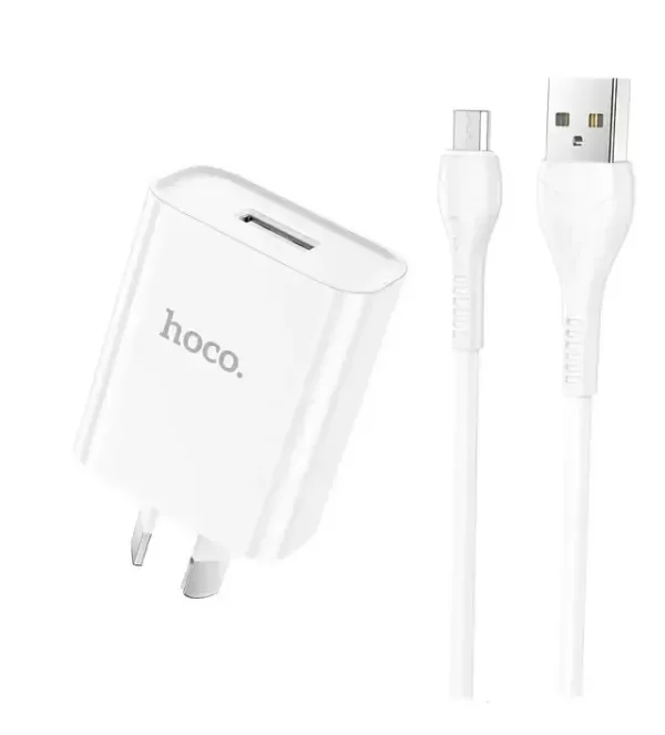 Producto - FUENTE HOCO DC75 2.4A C/CABLE USB-A MICRO USB