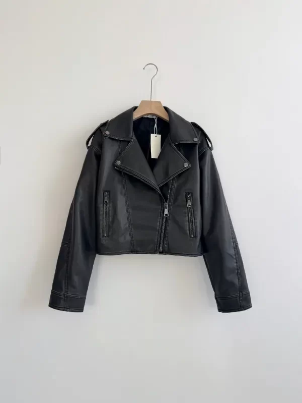 Producto - Campera cuero Jessa (negro)