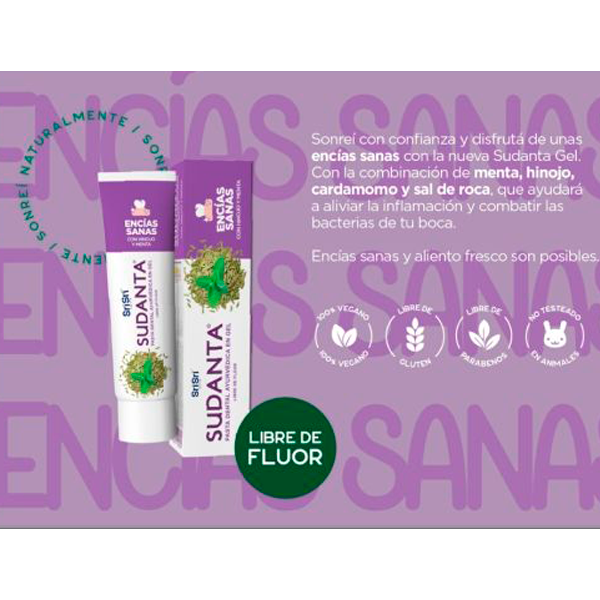 Producto - PASTA DENTAL ENCÍAS SANAS - SUDANTA - SRI SRI - 3