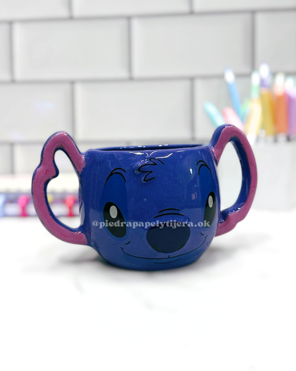 Producto - Taza ceramica Stitch orejitas