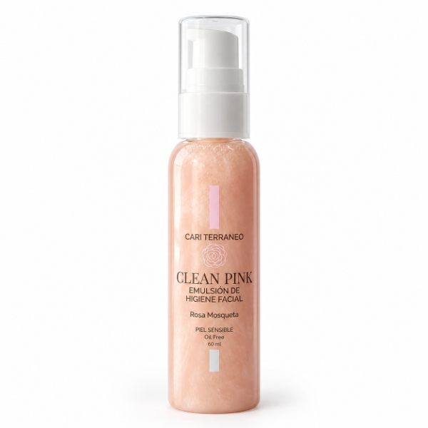 Producto - CLEAN PINK 60 ml - Emulsión de Higiene Facial- Cari Terraneo