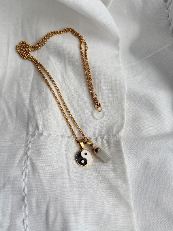 Producto - Collar Dualidad  Selenita - 0
