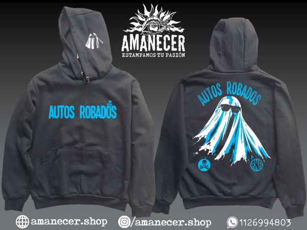 Producto - Buzo canguro Autos Robados