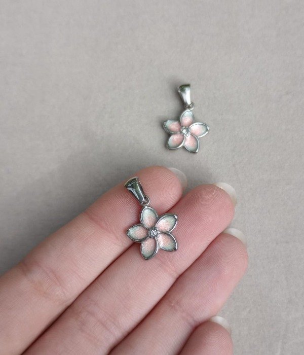 Producto - Dije Florcita con Strass - 0