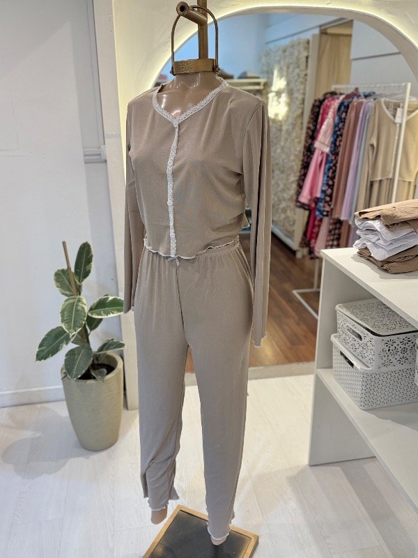 Producto - Pijama CIELO (beige) - 2