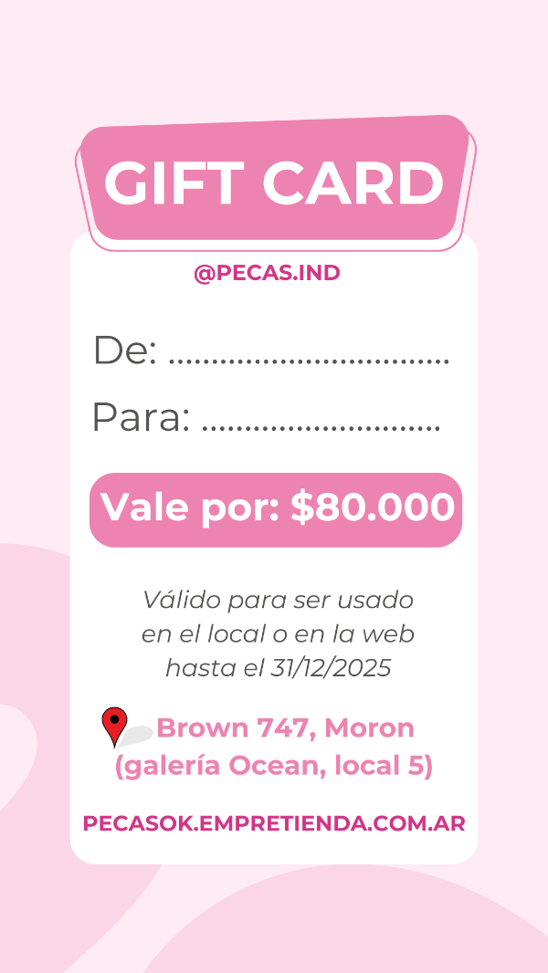 Producto - GIFT CARD 5