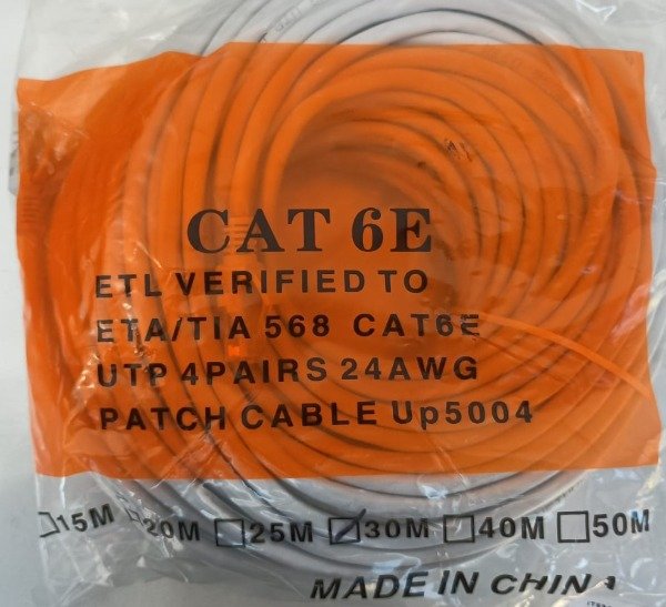 Producto - CABLE DE RED 30 MTS CAT 6E