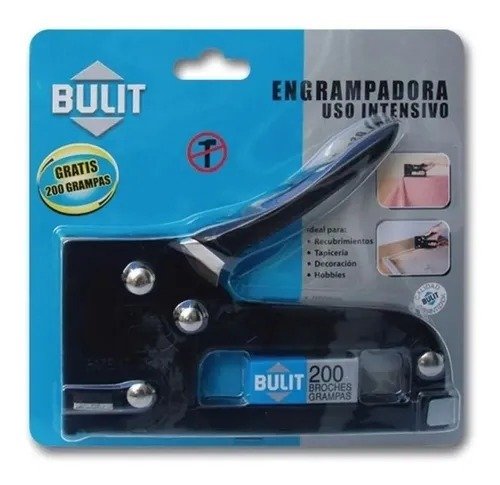 Producto - ENGRAMPADORA BULIT INTENSIVO NEGRO + 200 grampas gratis