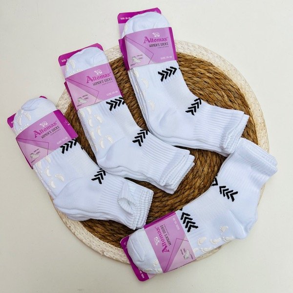 Producto - Docena Tenis Con Antideslizante Altomax Mujer (Blanco)