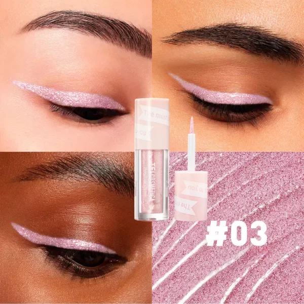 Producto - Delineador liquido con glitter Tei - 3