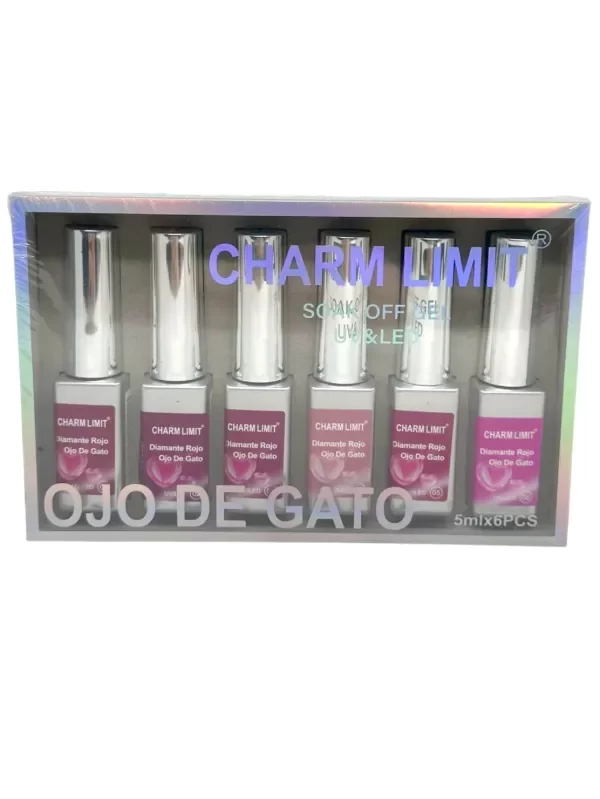 Producto - Esmalte ojo de gato Diamante Rojo Charm Limit LM 3/26