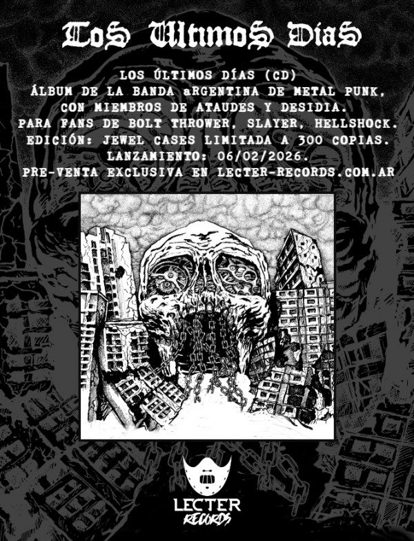 Producto - PREORDER - Los Últimos Días - Los Últimos Días