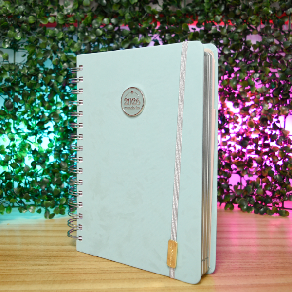 Producto - AGENDA SEMANAL C/ESPIRAL 15X21 MINIMAL 2026 201956