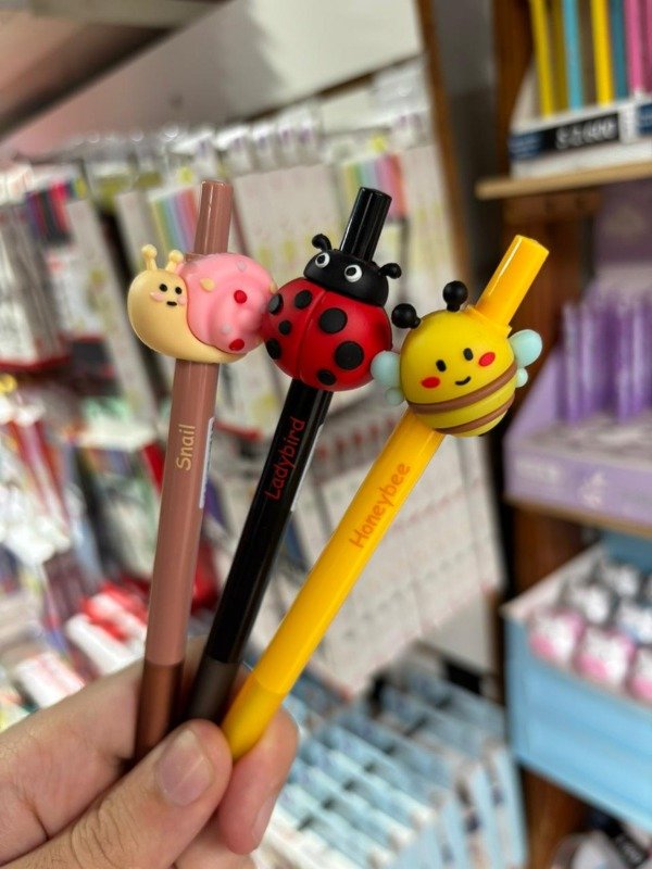 Producto - Lapicera Retráctil Bichitos Tinta Azul