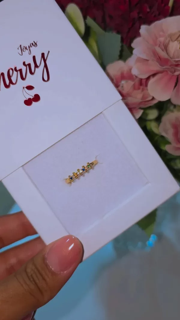 Producto - Anillo midi colores AD