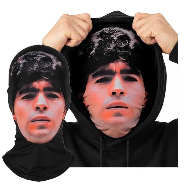 Producto - Máscara Realista Tela Diego Maradona - Regalo Orignal - Disfraz