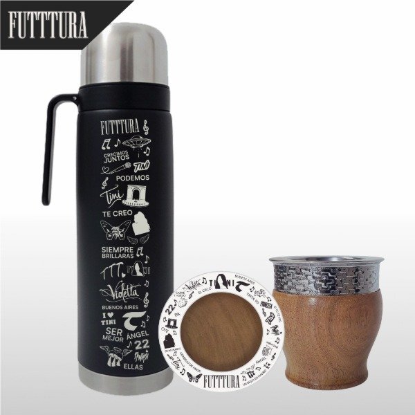 Producto - SET MATE FUTTTURA PERSONALIZADO + TERMO MEDIA MANIJA FUTTTURA - 4