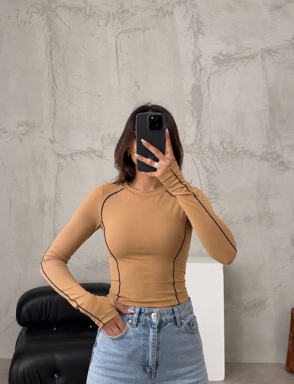 Producto - Camiseta Yami disponible beige talle 3 con dedal - 0