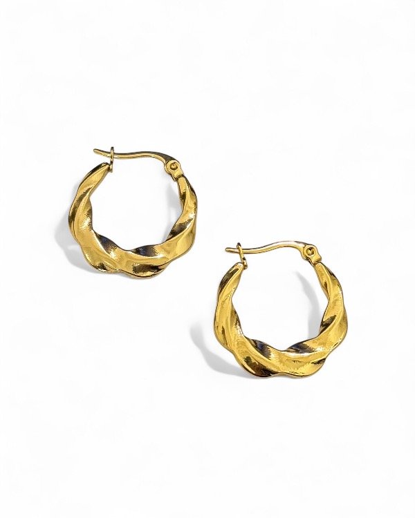 Producto - ARGOLLAS CROISSANT GOLD (Par)