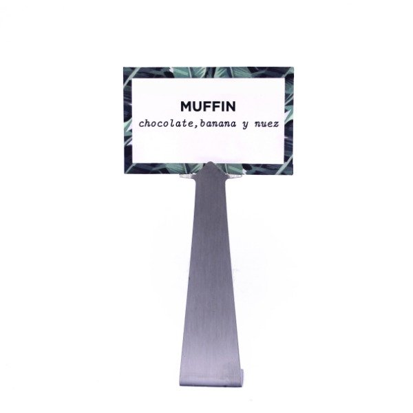 Producto - PORTA CARTEL DE METAL / L ALTO