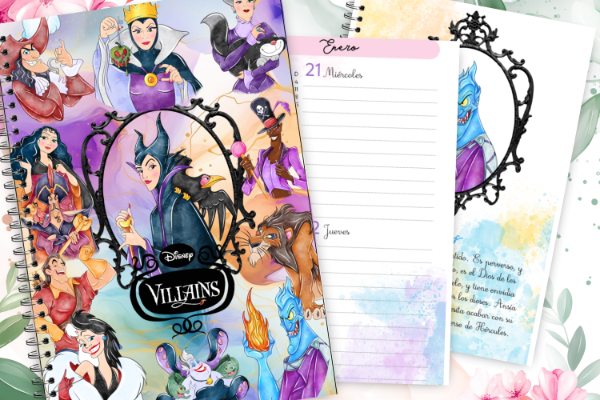 Producto - NUEVO PACK DIGITAL AGENDA 2026 DISNEY PERSONAJES Y VILLANOS