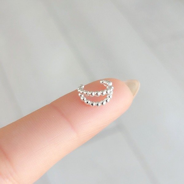 Producto - Aro cuff doble pelotitas
