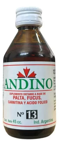 Producto - Andino Colesterol Palta, Fucus, Carnitina Y Acido Folico - PGN