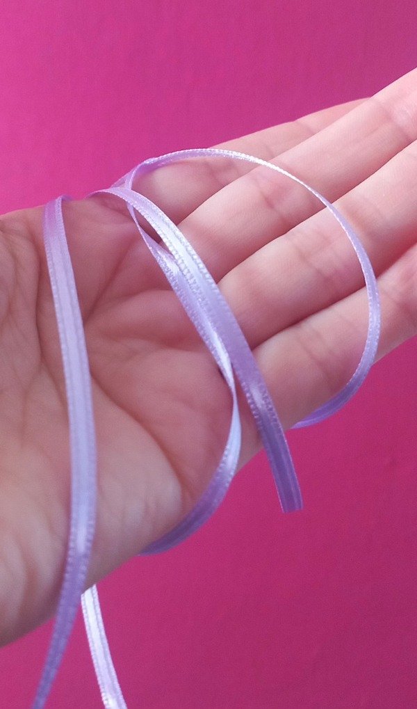 Producto - REMANENTE CINTA DE RASO NÚMERO 0 COLOR LILA X 31 METROS