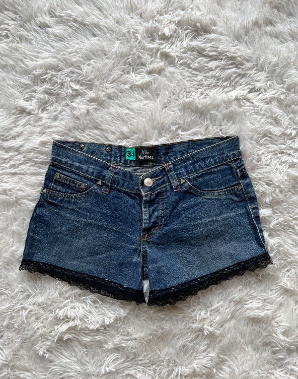Mini short y2k custom talle 34