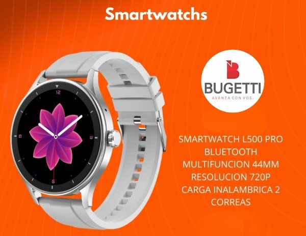 Producto - SmartWatch L500 Pro Bluetooth 44MM Resolucion 720P Carga Inalambrica