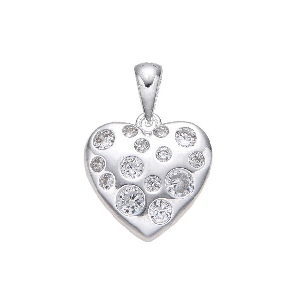 Producto - Dije Cúbic Corazón mediano - 1