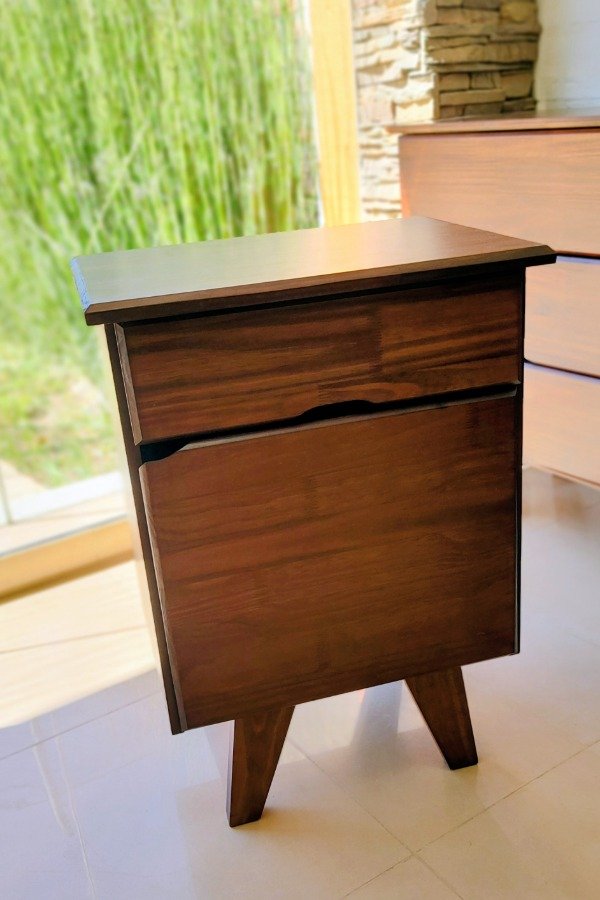 Producto - Mesa de Luz Escandinava Cajon y Puerta