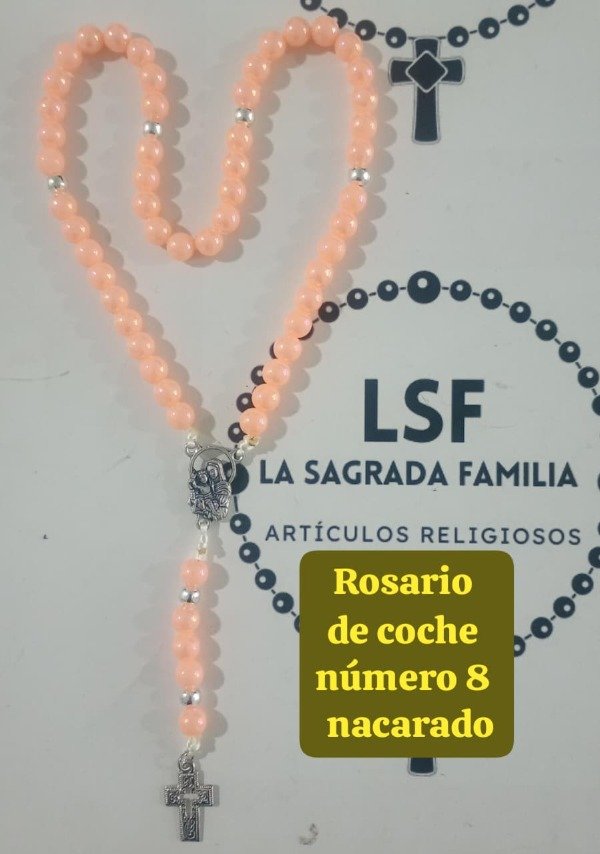 Producto - Rosario nacarado para auto