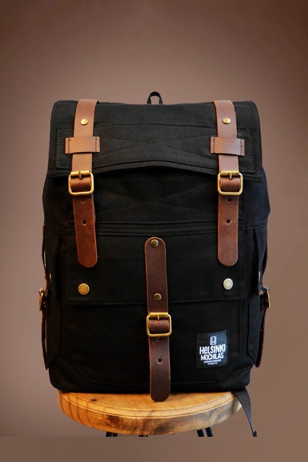 Producto - Modelo XL - Negro Cueros Marrón - 0