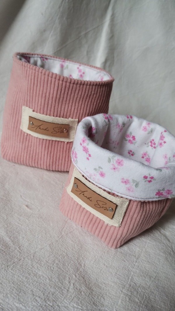 Producto - Cesto Gabardina - Rosa - Grande