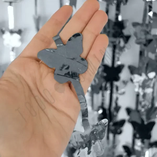 Producto - CORTINA MARIPOSAS PLATEADAS 1.00mx2.00m X1